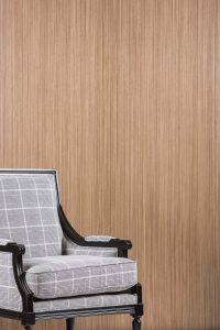 White Chair Wood Panel Wall